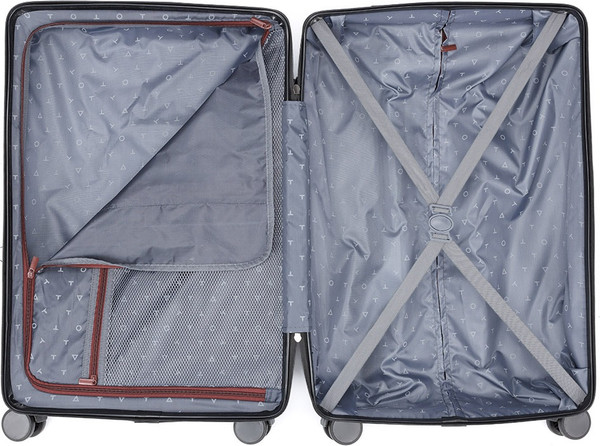 Изображение товара Чемодан на колесах Torber Onego T2081BL (бордовый)