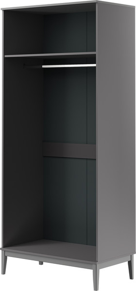Изображение товара Шкаф Bravo Мебель Фарго ШР-2 (серый шифер/лак антрацит)