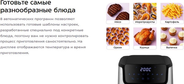 Изображение товара Аэрогриль Kitfort КТ-2284