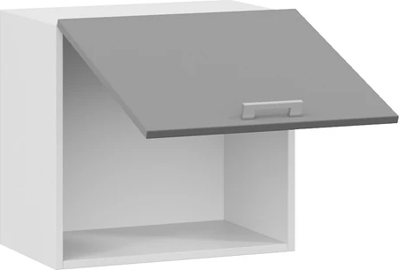 Изображение товара Шкаф навесной для кухни ТриЯ Габриэлла 1ВВ5Г с одной откидной дверью (белый/титан)