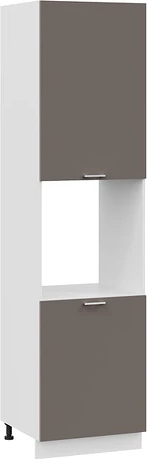 Изображение товара Шкаф-пенал кухонный ТриЯ Габриэлла 1ПВ6 с двумя дверями (белый/муссон)