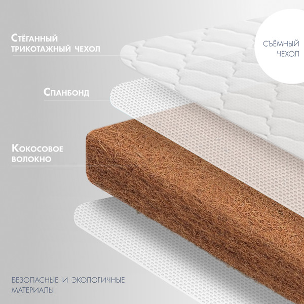 Изображение товара Матрас в кроватку Nuovita Accanto Perfetto 45х75