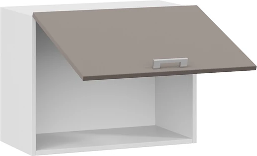 Изображение товара Шкаф навесной для кухни ТриЯ Габриэлла 1ВВ6Г с одной откидной дверью (белый/муссон)