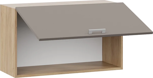 Изображение товара Шкаф навесной для кухни ТриЯ Габриэлла 1ВВ8Г с одной откидной дверью (дуб крафт золотой/муссон)