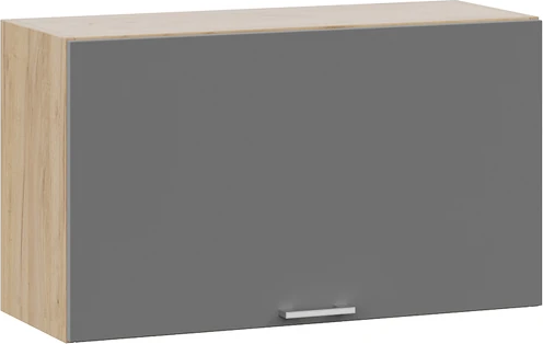 Изображение товара Шкаф навесной для кухни ТриЯ Габриэлла 1ВВ8Г с одной откидной дверью (дуб крафт золотой/титан)