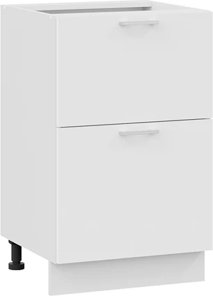 Изображение товара Шкаф-стол кухонный ТриЯ Габриэлла 1Н5Я2 с двумя ящиками (белый/сноу)
