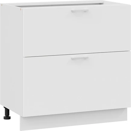 Изображение товара Шкаф-стол кухонный ТриЯ Габриэлла 1Н8Я2 с двумя ящиками (белый/сноу)