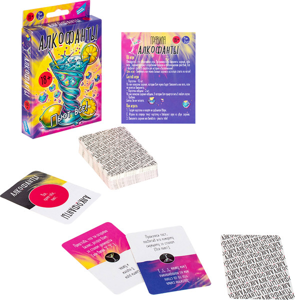 Изображение товара Настольная игра Dream Makers Алкофанты 18+ / 2203C_R