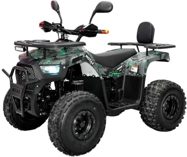 Изображение товара Электроквадроцикл Motax Grizlik E1500 (черный/зеленый камуфляж)