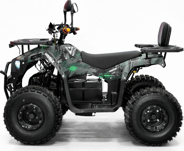 Изображение товара Электроквадроцикл Motax Grizlik E1500 (черный/зеленый камуфляж)