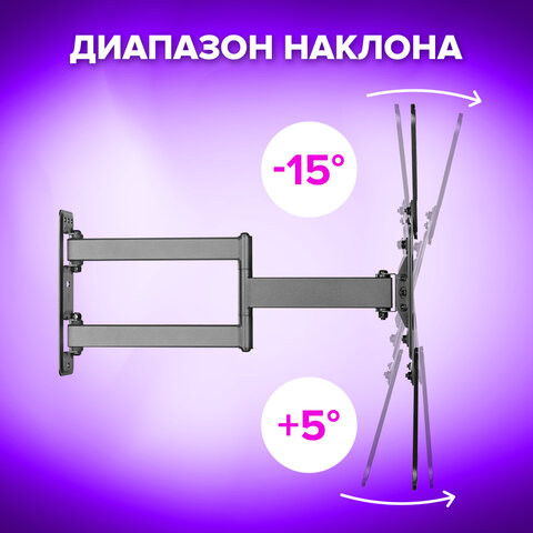 Изображение товара Кронштейн для телевизора Sonnen 455946