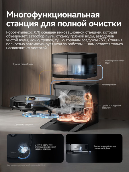 Изображение товара Робот-пылесос Deerma DEM-X70