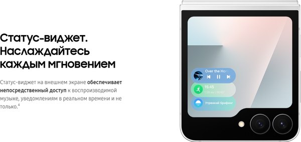 Изображение товара Смартфон Samsung Galaxy Z Flip7 FE 5G 8GB/256GB (черный)