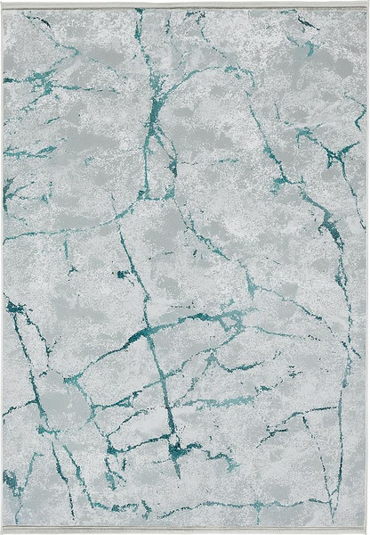 Изображение товара Коврик Radjab Carpet Амаль Прямоугольник 0910A (0.8x1.5, Grey/Green)