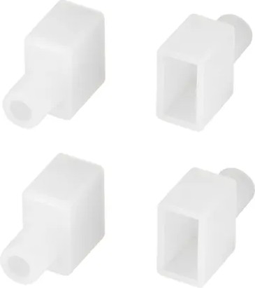 Изображение товара Заглушка для профиля Arlight WPH-FLEX-0612-SIDE WHITE с отверстием / 040834