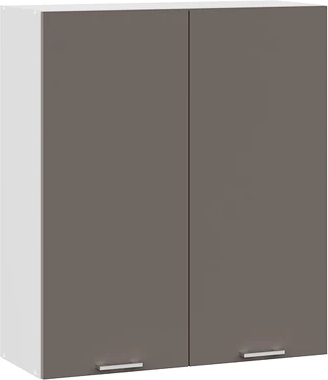 Изображение товара Шкаф навесной для кухни ТриЯ Габриэлла 1ВВ8 с двумя дверями (белый/муссон)