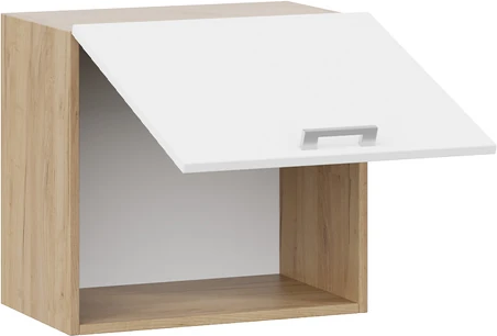 Изображение товара Шкаф навесной для кухни ТриЯ Габриэлла 1ВВ5Г с одной откидной дверью (дуб крафт золотой/сноу)