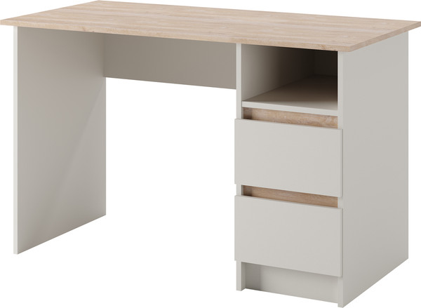 Изображение товара Письменный стол Bravo Мебель Юта (персидский жемчуг/дуб торонто)