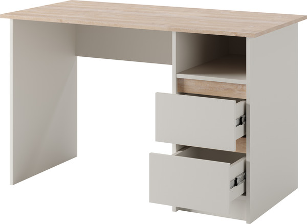 Изображение товара Письменный стол Bravo Мебель Юта (персидский жемчуг/дуб торонто)