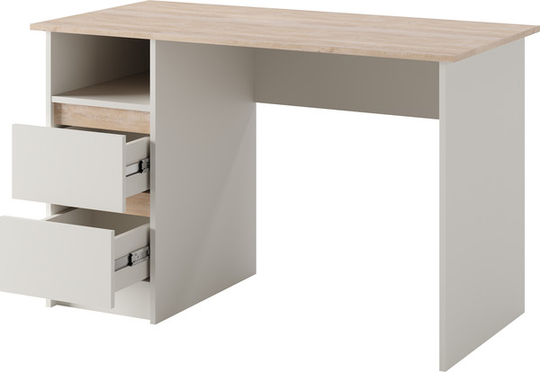 Изображение товара Письменный стол Bravo Мебель Юта (персидский жемчуг/дуб торонто)