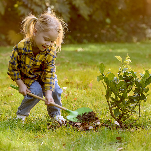 Изображение товара Лопата игрушечная Hape Садовод остроконечная / E5587_HP