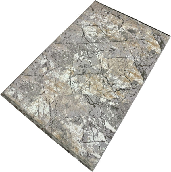 Изображение товара Коврик Radjab Carpet Афина Прямоугольник 0908A (0.8x1.5, Grey/Beige)