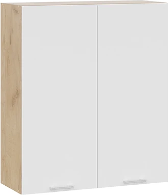 Изображение товара Шкаф навесной для кухни ТриЯ Габриэлла 1ВВ8 с двумя дверями (дуб крафт золотой/сноу)