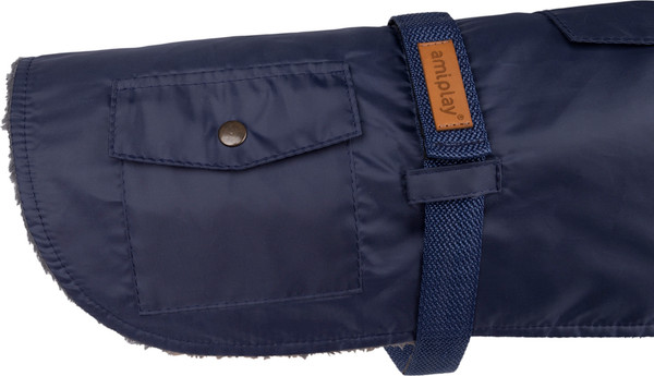 Изображение товара Куртка для животных Ami Play Maltese / 131497 (32см, темно-синий)