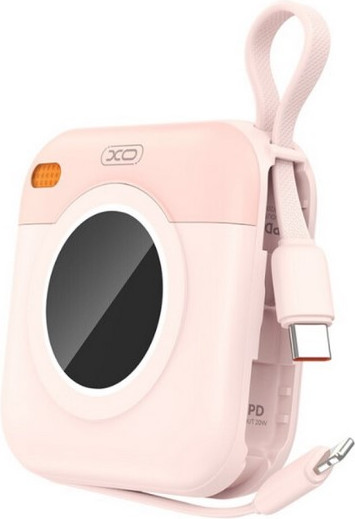 Изображение товара Портативное зарядное устройство XO 10 000 мАч 22.5W/20W PR258 (розовый)