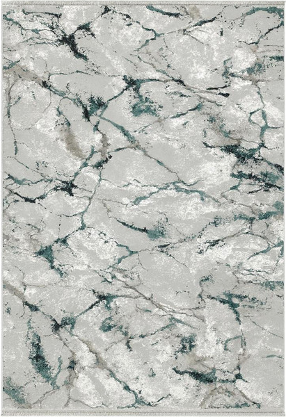Изображение товара Ковер Radjab Carpet Афина Прямоугольник 0909A (3x4, Grey/D.Green)