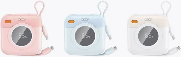 Изображение товара Портативное зарядное устройство XO 10 000 мАч 22.5W/20W PR258 (синий)