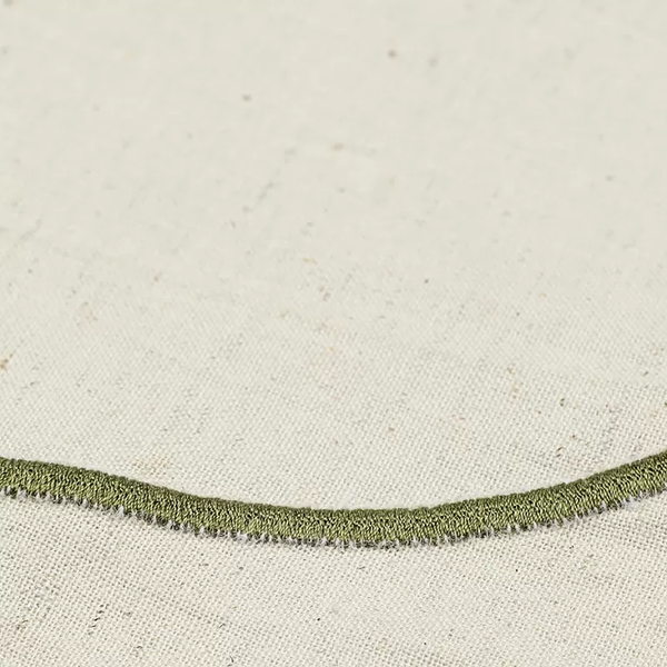 Изображение товара Сервировочная салфетка Tkano Anemone Trendy Ruffles / TK25-PM0006 (оливковый)