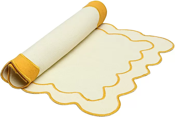 Изображение товара Сервировочная салфетка Tkano Trendy Ruffles / TK25-PM0009 (горчичный)