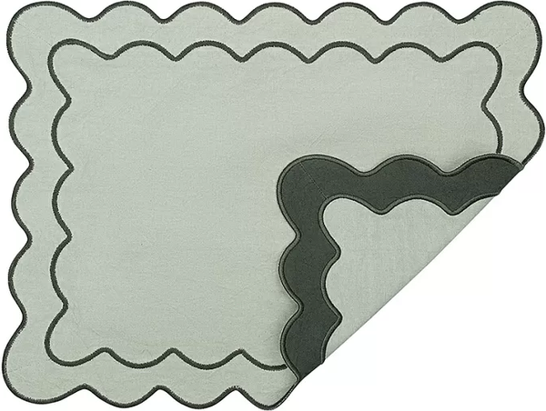 Изображение товара Сервировочная салфетка Tkano Trendy Ruffles / TK25-PM0008 (зеленый)