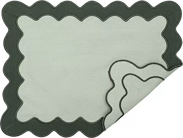 Изображение товара Сервировочная салфетка Tkano Trendy Ruffles / TK25-PM0008 (зеленый)