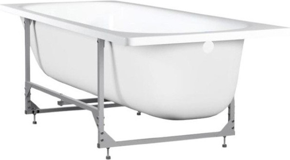 Изображение товара Ванна стальная ВИЗ Donna Vanna 170x70 (белая орхидея, с каркасной подставкой без ранта)