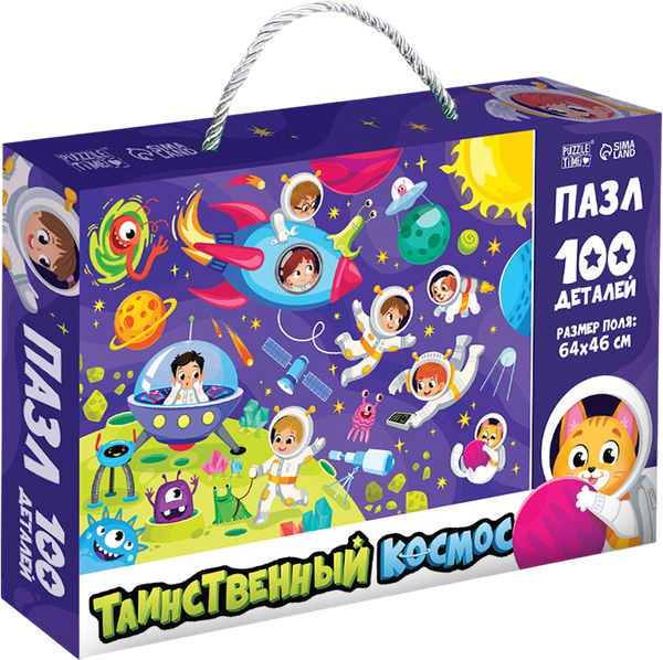 Изображение товара Пазл Puzzle Time Таинственный космос / 10857247 (100эл)