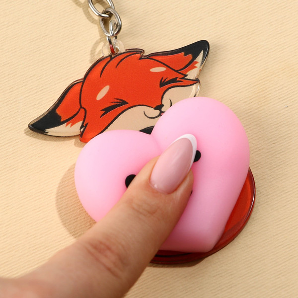 Изображение товара Брелок Sima-Land Лисичка с сердечком 9531818