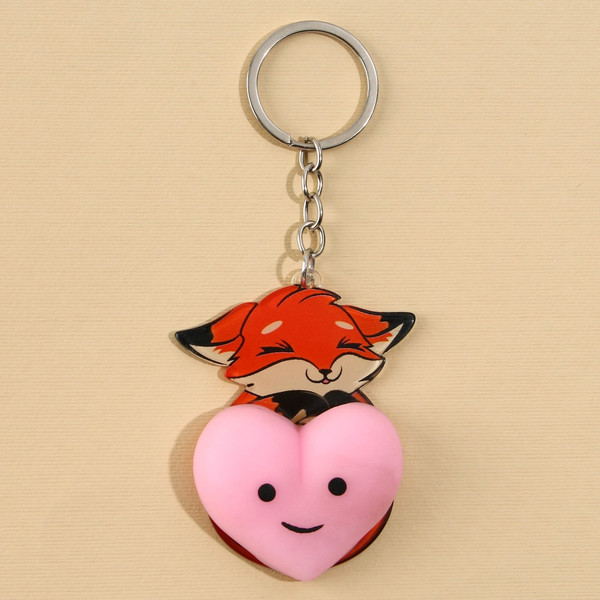 Изображение товара Брелок Sima-Land Лисичка с сердечком 9531818