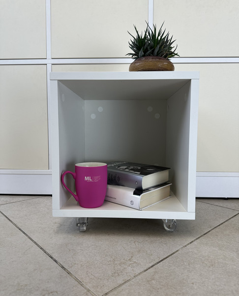 Изображение товара Журнальный столик ML Smart Group Ислочь 35x35x35см / W1200ST9 (фарфор белый)