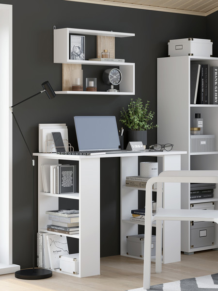 Изображение товара Полка Горизонт Мебель Асти 1 (белый/сонома)