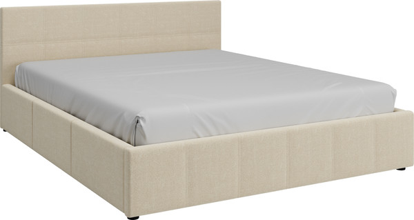 Изображение товара Полуторная кровать Bravo Мебель Грета 140х200 с ПМ Стандарт 3 вариант (пшеничный)