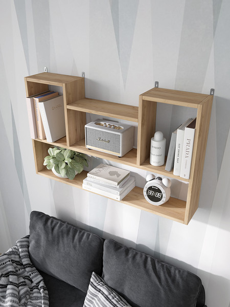 Изображение товара Полка Горизонт Мебель Асти 4 (дуб золотой крафт)