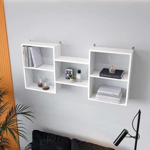 Изображение товара Полка Горизонт Мебель Асти 5 (белый)