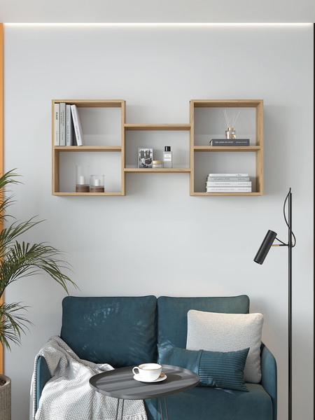 Изображение товара Полка Горизонт Мебель Асти 5 (дуб золотой крафт)