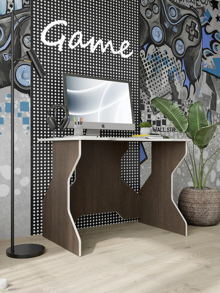 Изображение товара Компьютерный стол Горизонт Мебель Геймер Z (венге/крафт белый)