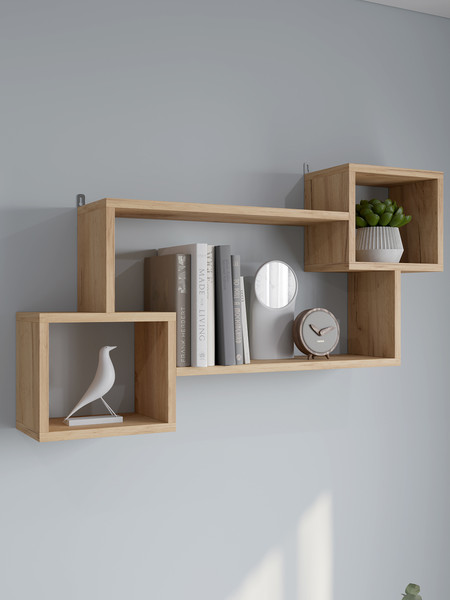 Изображение товара Полка Горизонт Мебель Лайт мини (золотой)