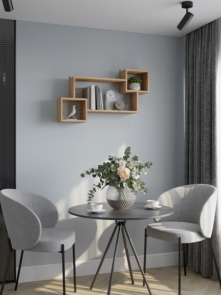 Изображение товара Полка Горизонт Мебель Лайт мини (золотой)