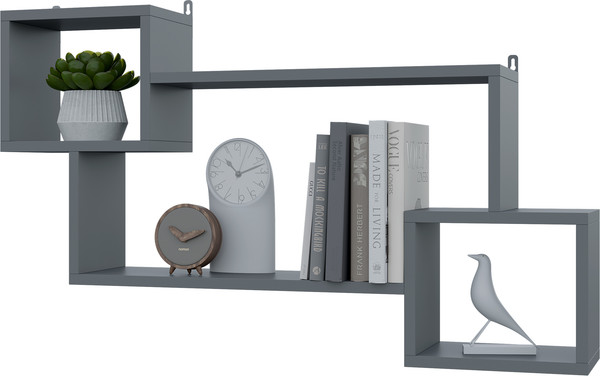 Изображение товара Полка Горизонт Мебель Лайт мини (серый)