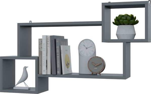 Изображение товара Полка Горизонт Мебель Лайт мини (серый)